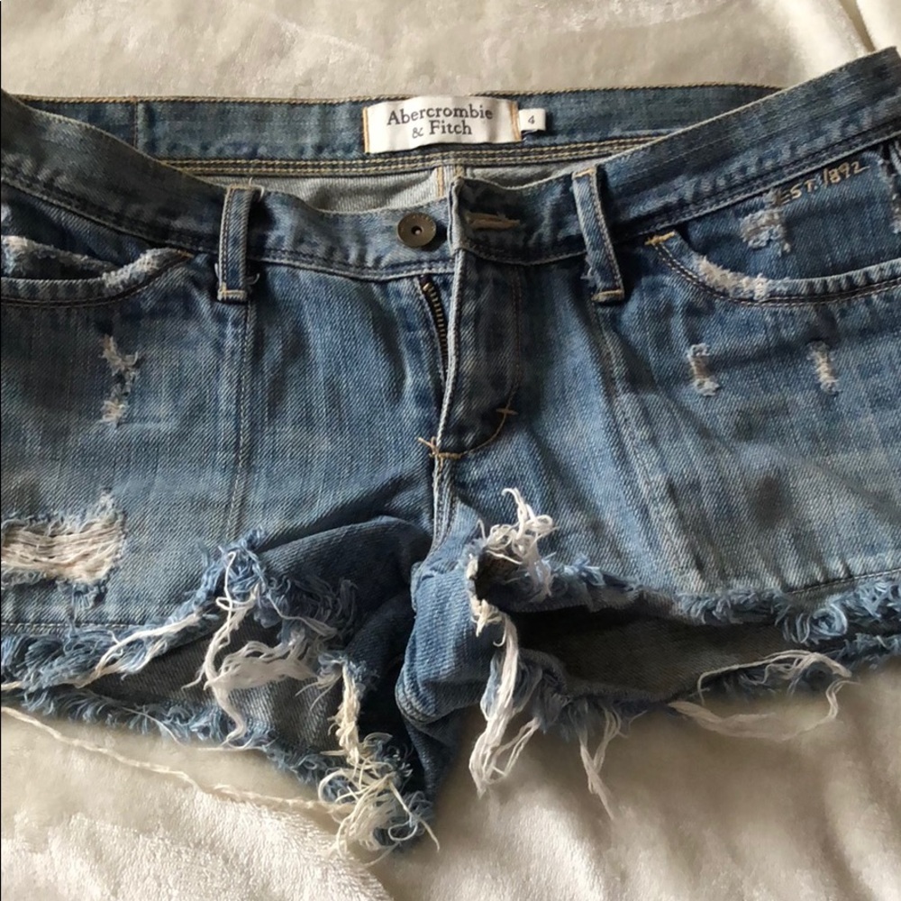 A&F jean shorts